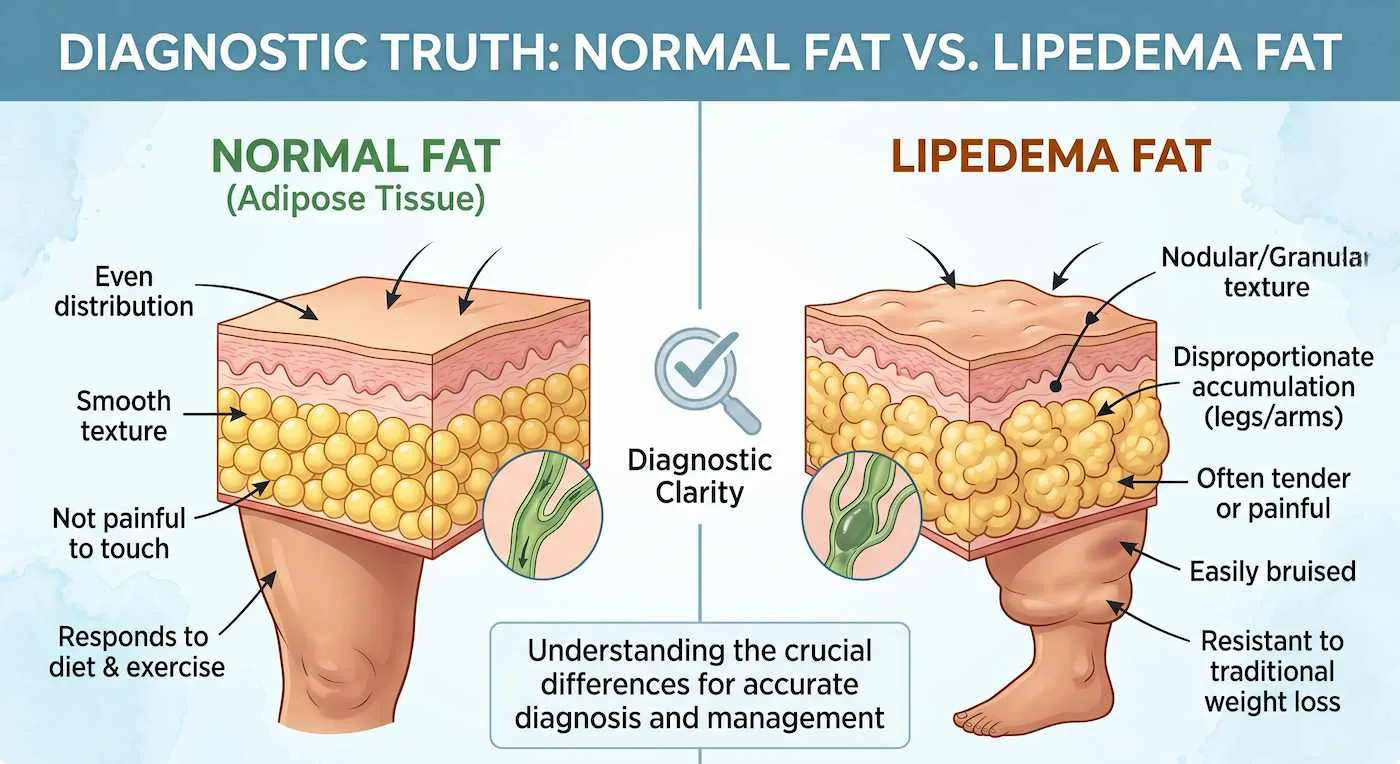 Normal Fat vs. Lipedema Fat: A Guide for Florida Patients